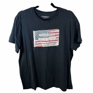 Denim and Supply‎ Ralph Lauren Men’s Black Graphic T-Shirt Sz XL